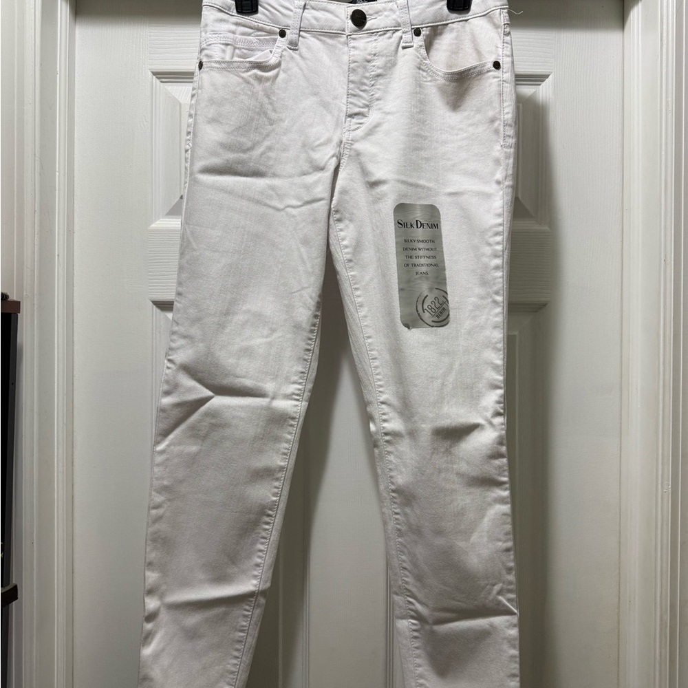 1822 Denim Women's White Jeans